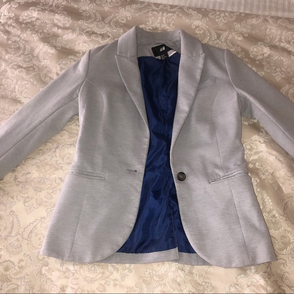 Gray blazer jacket - Picture 1 of 2